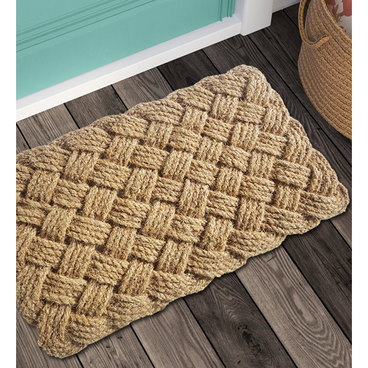 NACH Lover's Knot Coir Rope Entryway Doormat (18X30 In) FW276 By North American Country Home